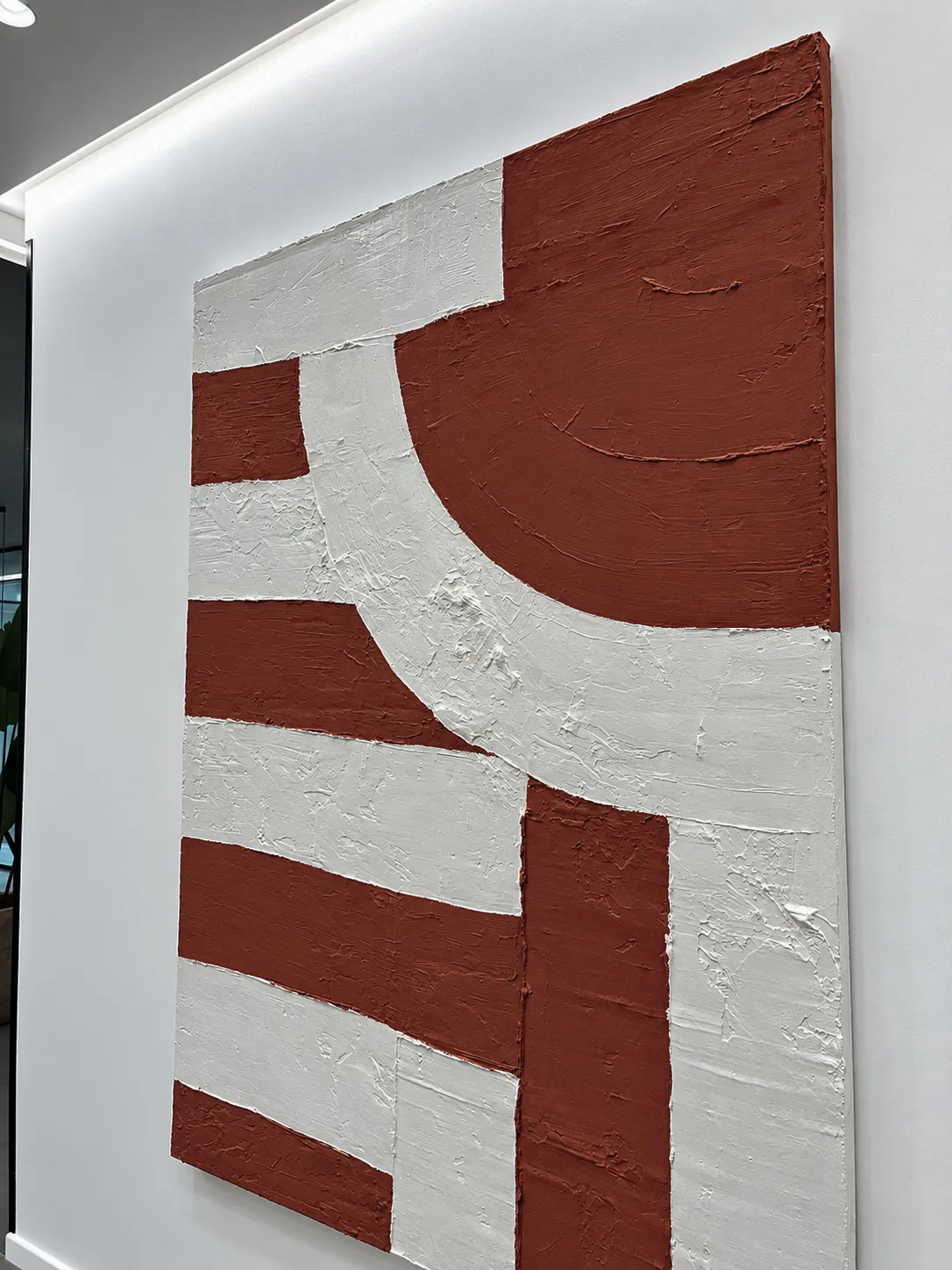Détail d’une œuvre dans la clinique Smile Atelier